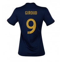 Fotballdrakt Dame Frankrike Olivier Giroud #9 Hjemmedrakt VM 2022 Kortermet